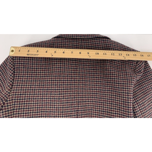 SANDRO Tomy Single-Breasted Houndstooth Wool-Blend Blazer Women's EU 36 / US 4 - Picture 15 of 16